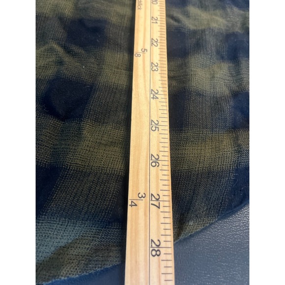 Lucky Brand Flannel Womens Size Small Green Flannel‎ Plaid Pullover Blouse - Picture 8 of 8